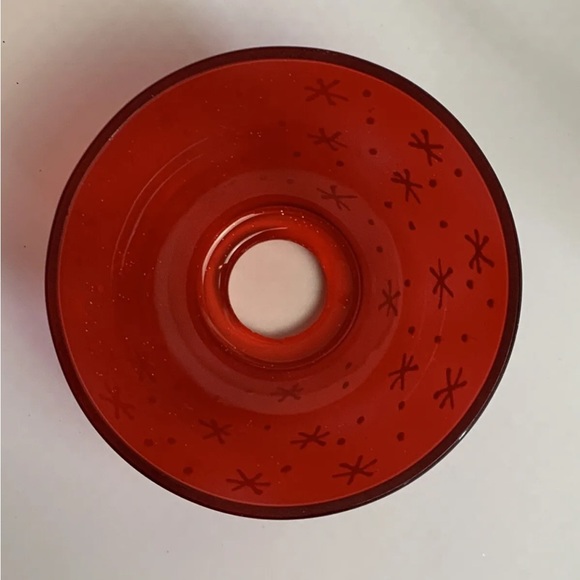 Gorham 1831 Crystal Christmas Winter Follies Santa Globe Tea Light Candle Holder - Picture 10 of 13